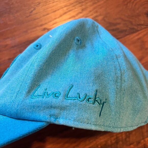 Black clover Turquoise Blue Golf Hat Adjustable - Picture 6 of 10